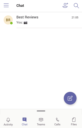 Microsoft Teams Android Chat